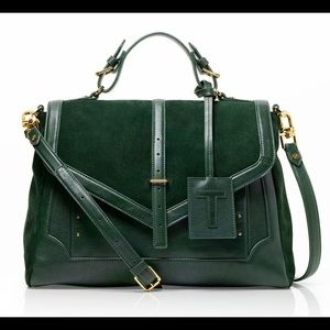 Tory Burch 797 Emerald Green Satchel